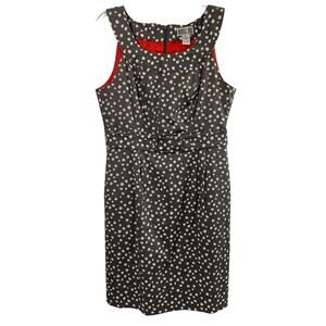 Robbie Bee Dress Womens 10 Gray White Sleeveless Sheath Office Event Summer‎